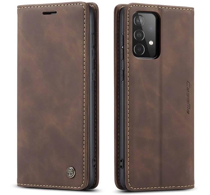 Чохол книжка з магнітом CaseMe на Samsung Galaxy A52 A525 Dark Brown (20830-05)