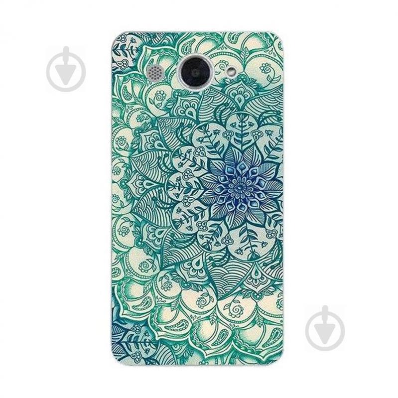 Чехол с рисунком Printed Silicone для Huawei Y3 2017 / 2018 Цветочный Узор (hub_iHdC89181)