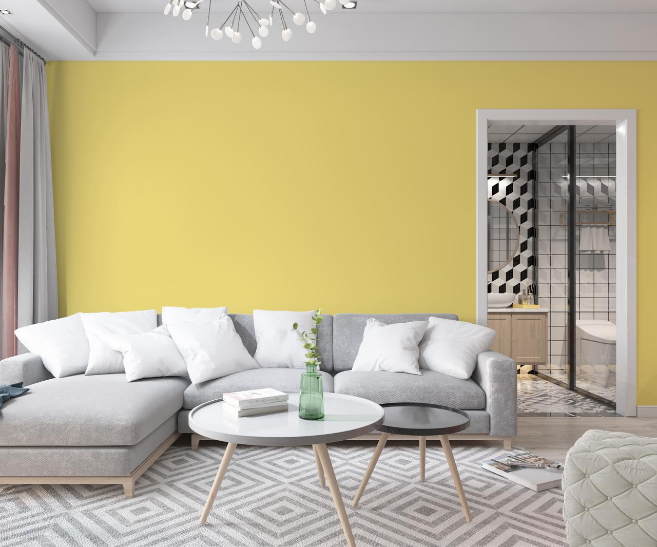 Фарба інтер'єрна латексна Skyline 3 л 1040-Y10R Банан (2487184704) - фото 3 Фарба інтер'єрна латексна Skyline 3 л 1040-Y10R Банан (2487184704) - фото 3