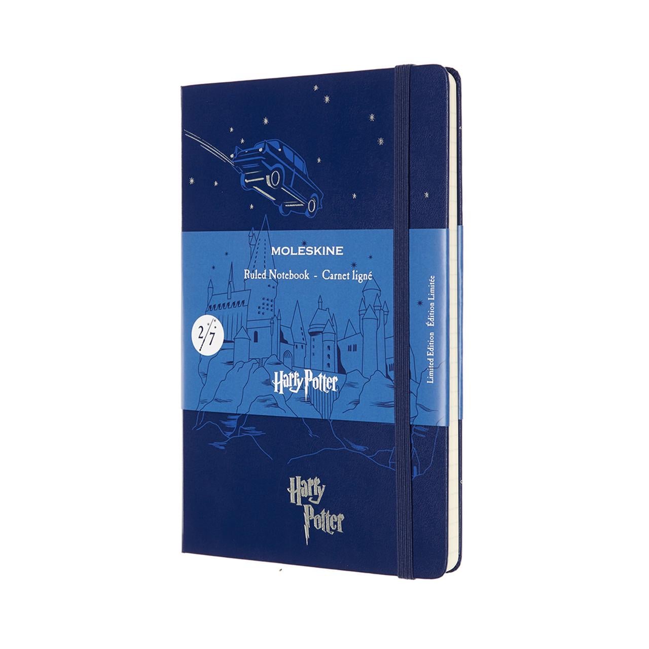 Блокнот Moleskine Harry Potter средний 13х21 см в линейку синий (8053853603708)