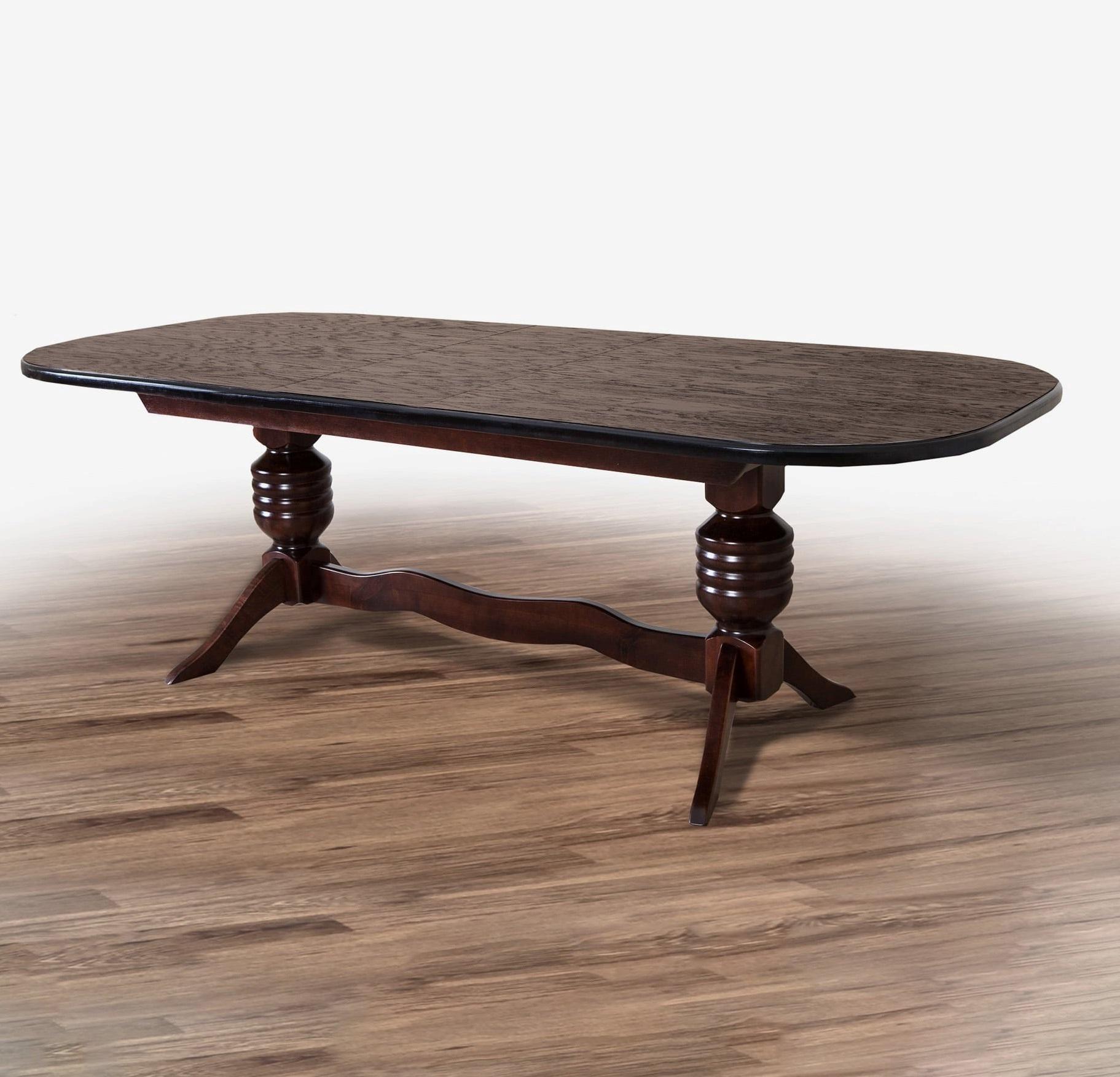 Стол кухонный раскладной Мікс Меблі Буковель 100x200 ( 40 40) см натуральное дерево/МДФ Орех - фото 7 Стол кухонный раскладной Мікс Меблі Буковель 100x200 ( 40 40) см натуральное дерево/МДФ Орех - фото 7