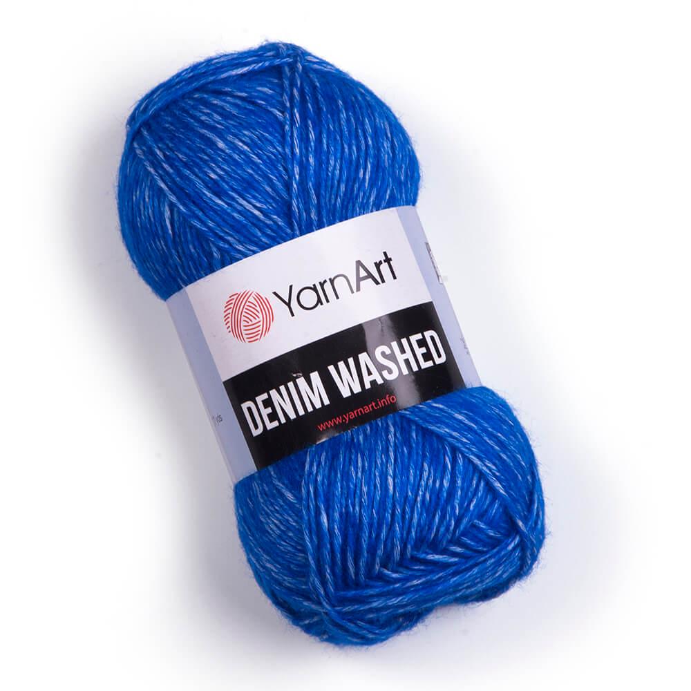 Пряжа YarnArt Denim Washed 910 синий (3104)