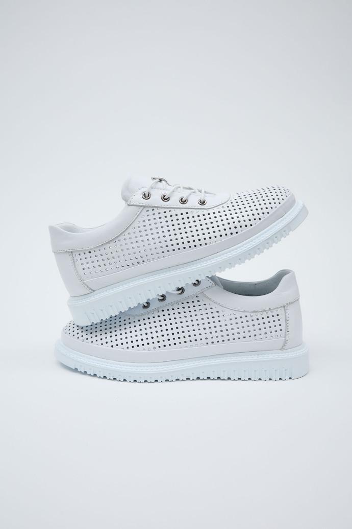 Мокасины женские Anna Lucci кожаные р. 40 Белый (198077) - фото 4 Мокасины женские Anna Lucci кожаные р. 40 Белый (198077) - фото 4