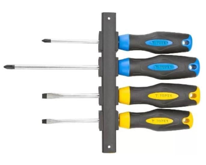Набор магнитных отверток Topex PH/SL 4 шт. (23663)