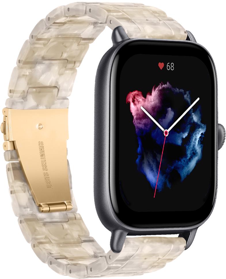 Ремешок из Cмолы Resin для Amazfit GTS 3 Cream (28817-6E)