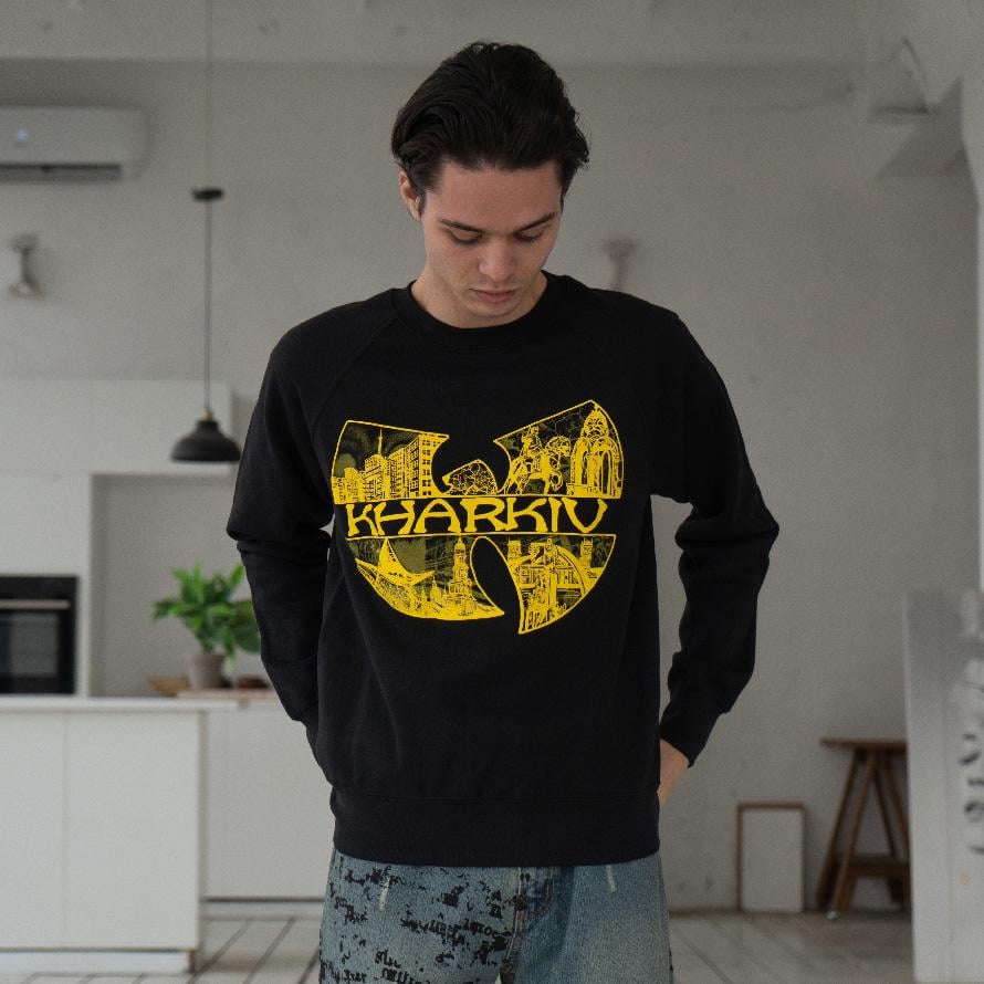 Свитшот унисекс Kharkiv Wu Tang L Черный (00000002265)