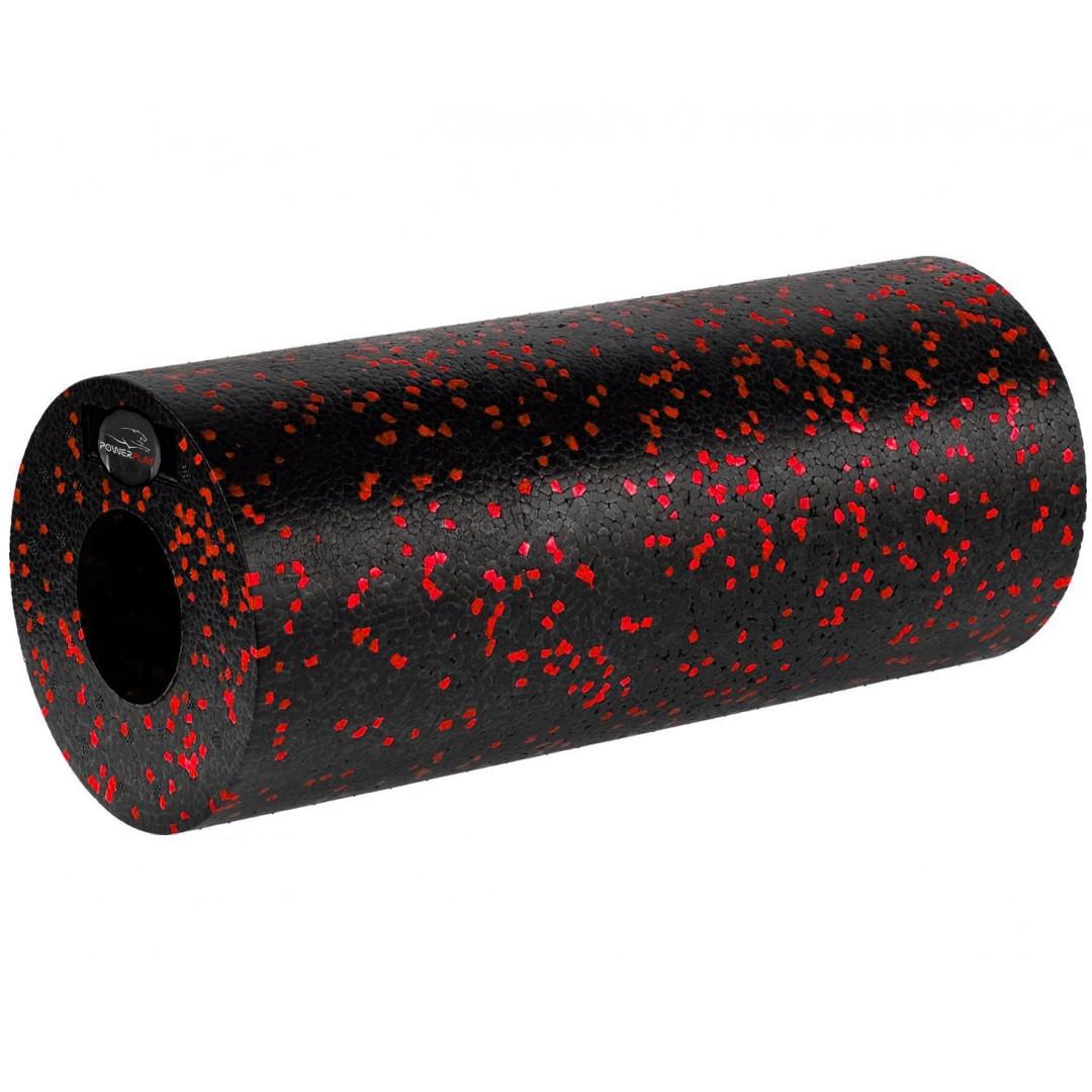 Ролик масажний гладкий PowerPlay PP-4348 2in1 EPP Foam Roller 33x14 см Чорний/Червоний (A-013240) - фото 4