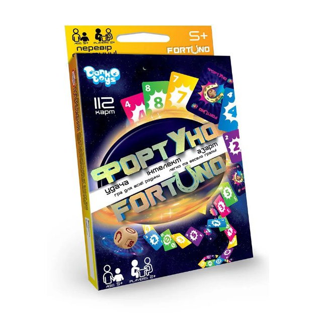 Игра настольная для всей семьи Danko Toys Фортуно-Fortuno (iz12526) Игра настольная для всей семьи Danko Toys Фортуно-Fortuno (iz12526)
