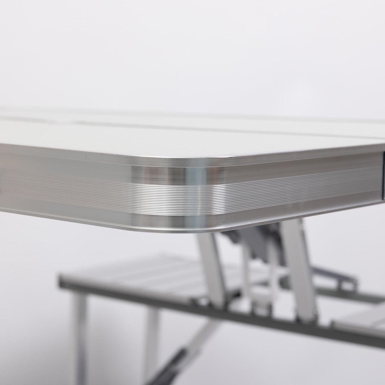 Стіл-трансформер складаний алюмінієвий та 4 стільці (6855) - фото 12 Стіл-трансформер складаний алюмінієвий та 4 стільці (6855) - фото 12