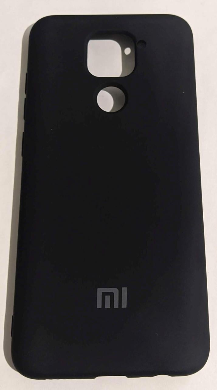 Силікон Silicone Case Xiaomi REDMI NOTE 9/REDMI 10X BLACK