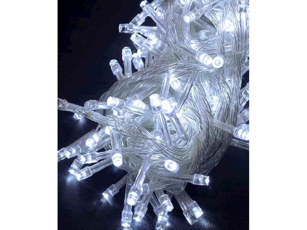 Гірлянда 100LED 6 м Білий/Прозорий провід (1110-03)