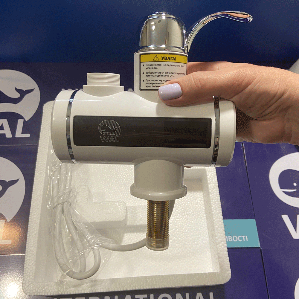 Проточный водонагреватель для кухни WAL LOTER7-A502 3 кВт - фото 5 Проточный водонагреватель для кухни WAL LOTER7-A502 3 кВт - фото 5