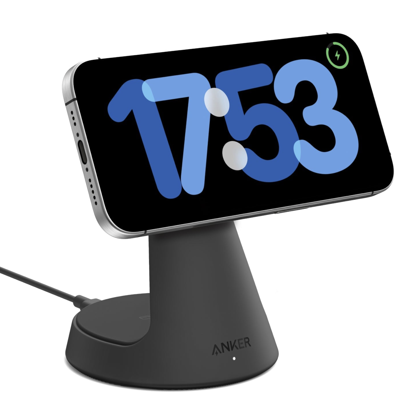 Зарядний пристрій Anker MagGo QI2 15W Wireless Charger 2in1 Dock Stand For iPhone 12-17 Series Black - фото 2 Зарядний пристрій Anker MagGo QI2 15W Wireless Charger 2in1 Dock Stand For iPhone 12-17 Series Black - фото 2