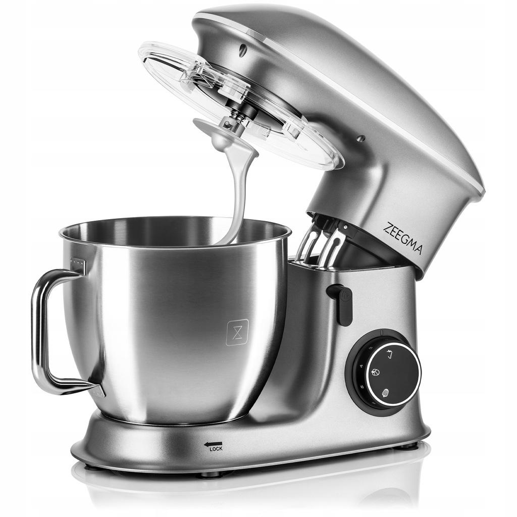 Тістоміс-міксер планетарний Zeegma Planeet Chef 2200 Вт Grey (17943) - фото 4