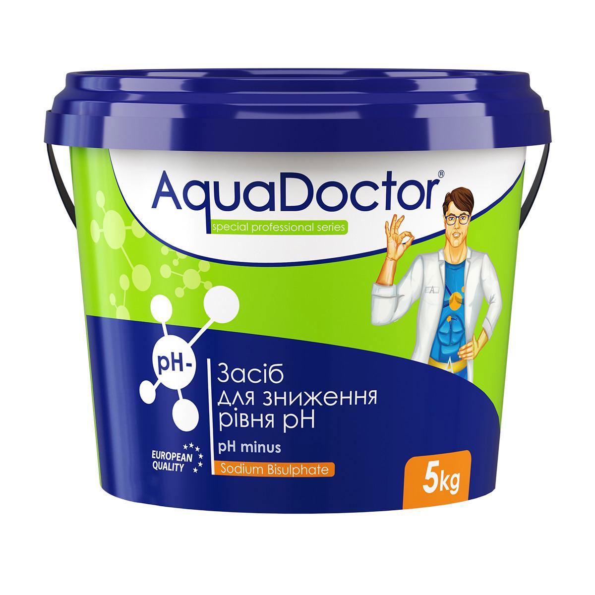 Препарат для зниження рівня рН Aquadoctor pH minus порошок 5 кг