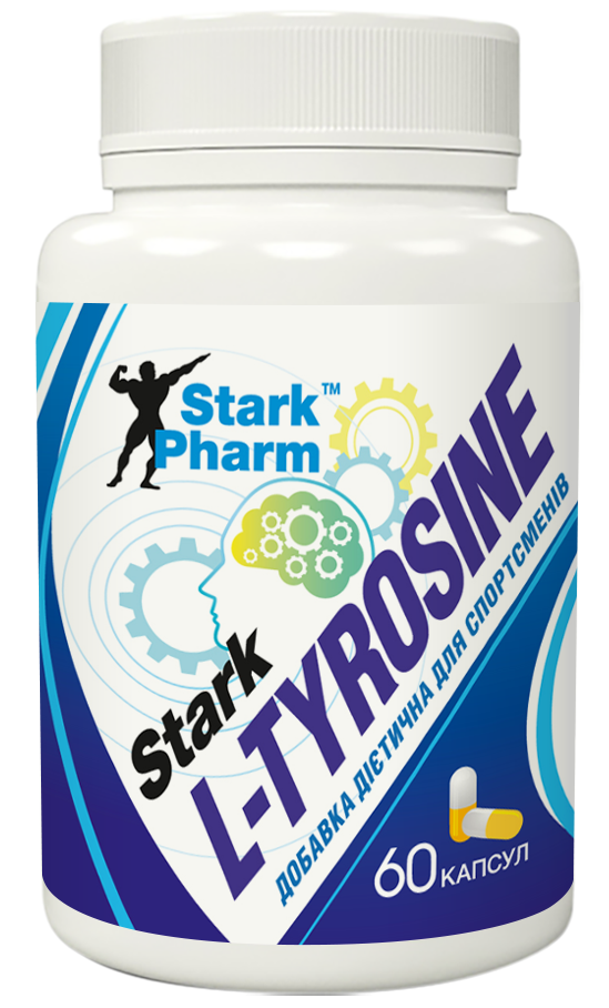 Творче мислення Stark Pharm L-Tyrosine 500 мг 60 капсул