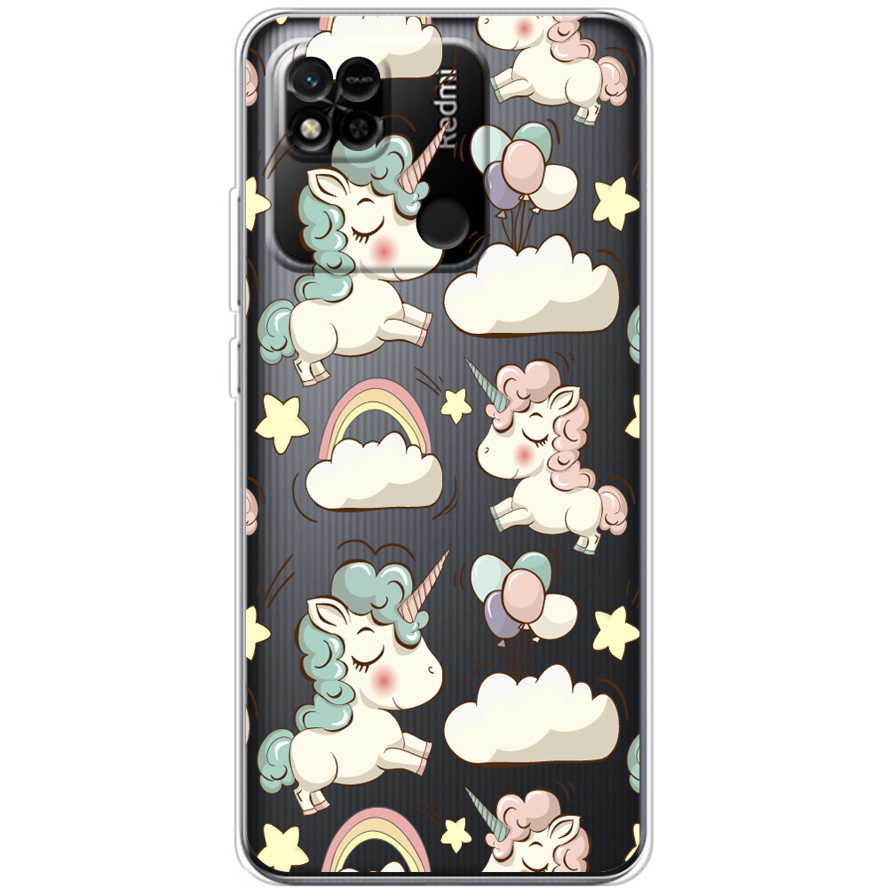 Чохол BoxFace Xiaomi Redmi 10A Unicorns Прозорий силікон (44590-cc2-44590)