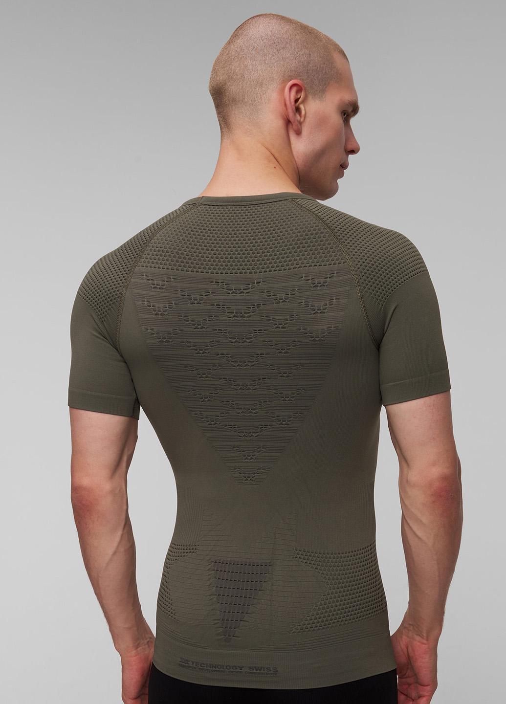 Термофутболка тактична чоловіча X-Bionic X-Plorer Combat Energizer 4.0 E052 L Olive Green/Anthracite - фото 4 Термофутболка тактична чоловіча X-Bionic X-Plorer Combat Energizer 4.0 E052 L Olive Green/Anthracite - фото 4