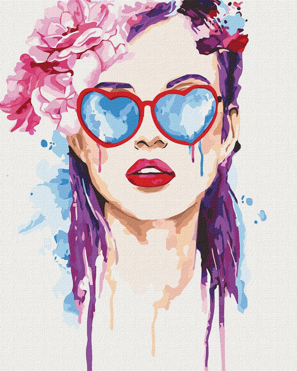 Картина по номерам Идейка В поисках любви KHO2694 холст на подрамнике 40x50 см (1580499886)