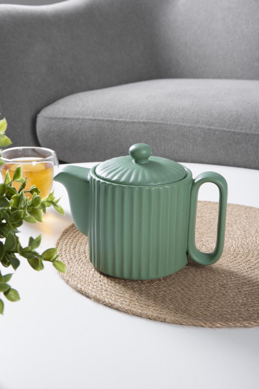 Заварочный чайник Limited Edition MINT керамический 750 мл Мятный (B050024) - фото 2 Заварочный чайник Limited Edition MINT керамический 750 мл Мятный (B050024) - фото 2