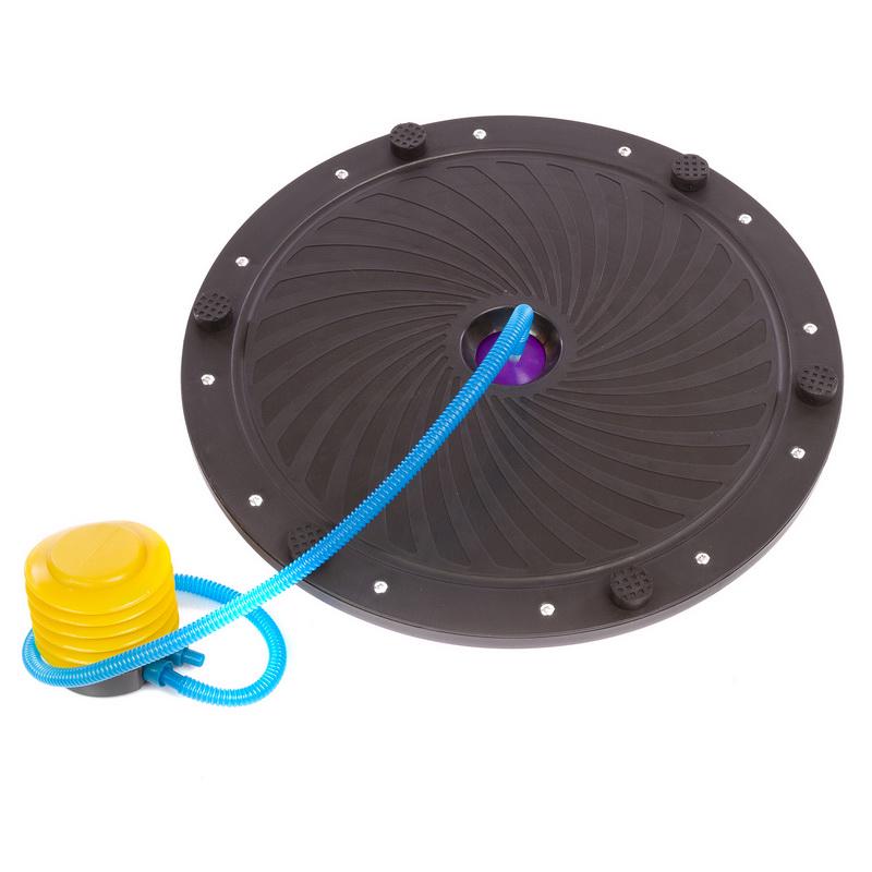 Полусфера для фитнеса с эспандерами Zelart BOSU SPOINT FI-1931 Фиолетовый (DR004899) - фото 4