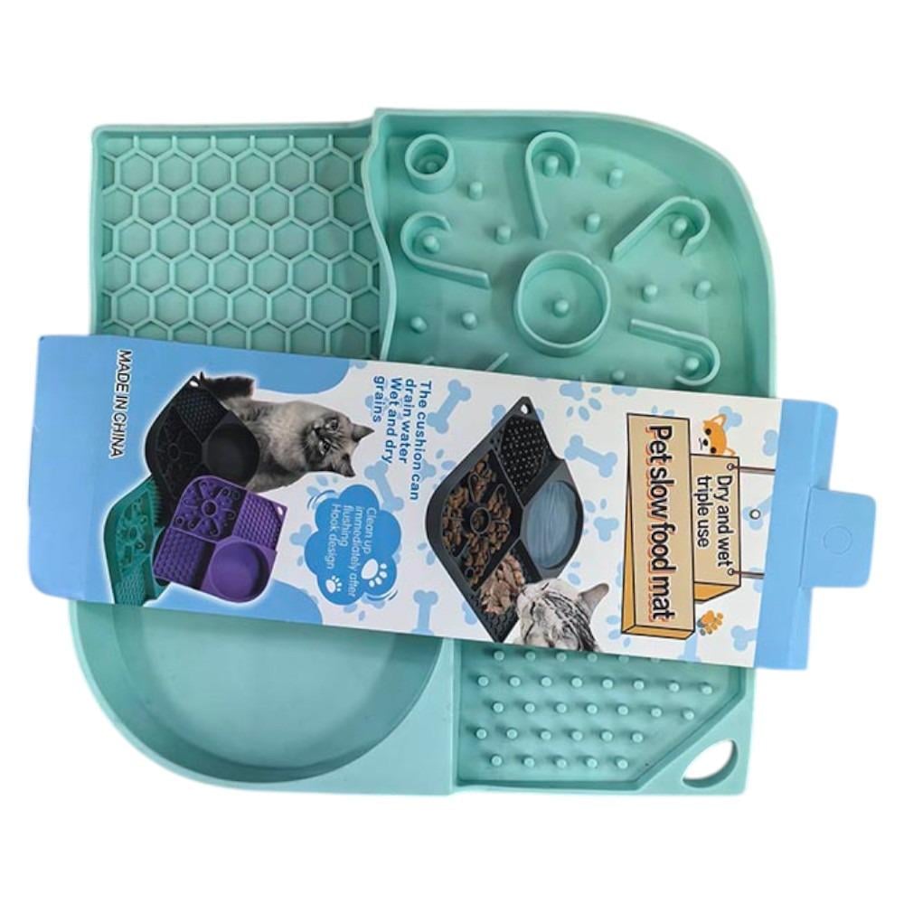 Миска-килимок для повільного годування тварин 21х21 см (A34910)