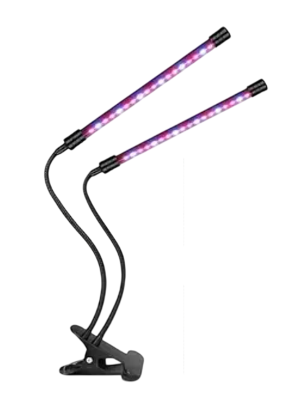 Фитолампа светодиодная Green House для домашних растений гибкая ультрафиолетовая Черный (2382)