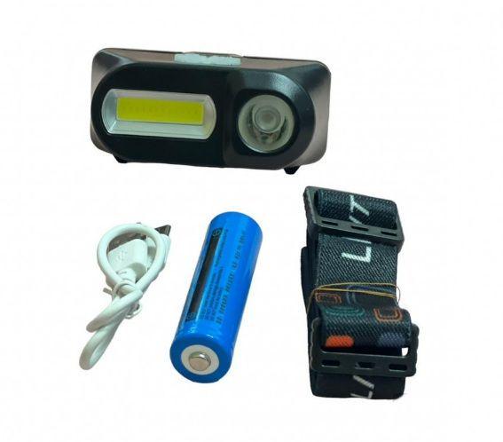 Ліхтар налобний Bailong 1804R XPE+COB (097656) - фото 2 Ліхтар налобний Bailong 1804R XPE+COB (097656) - фото 2