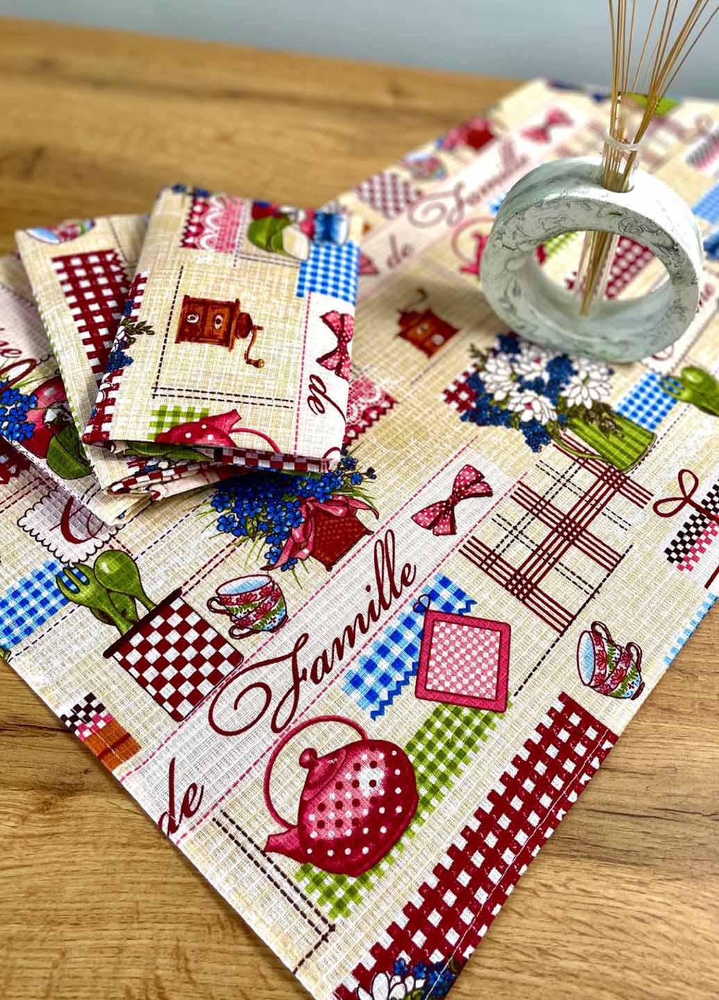 Полотенца вафельные Печворк 75х35 см 4 шт.