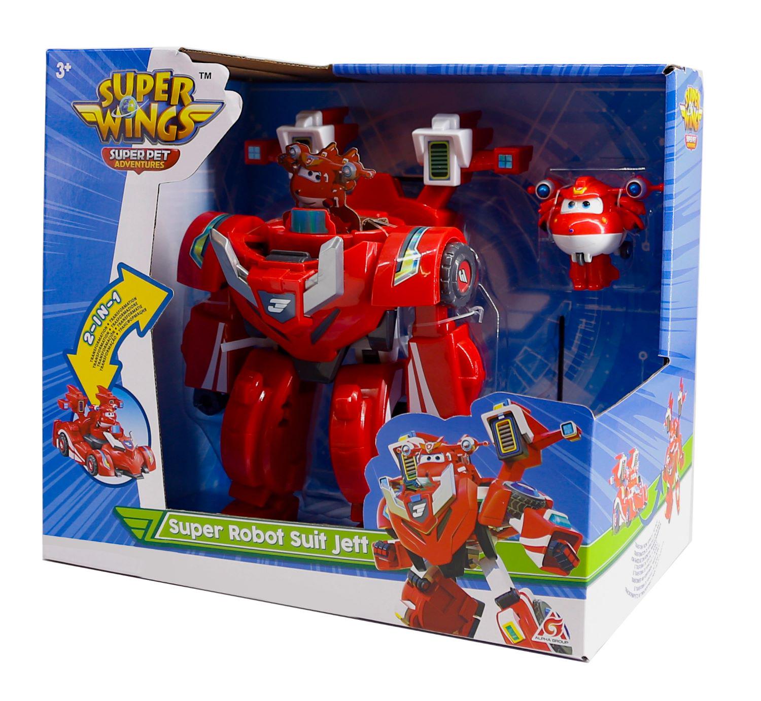 Игровой набор Super Wings Super Robot Suit Джетт (EU770351) - фото 4 Игровой набор Super Wings Super Robot Suit Джетт (EU770351) - фото 4