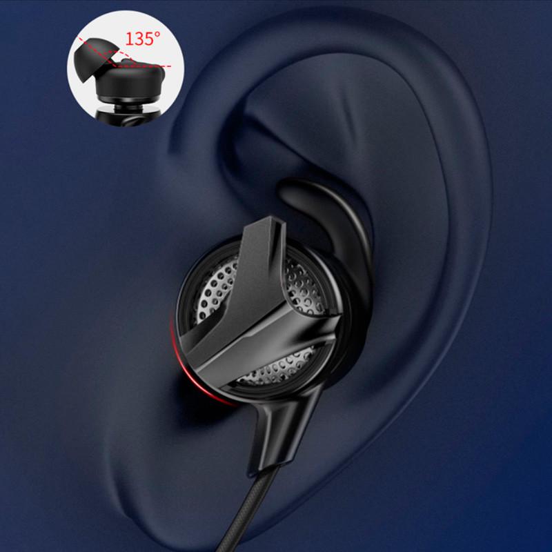 Навушники вкладиші провідні BASEUS GAMO Type-c Wired Earphone C15 ігрові мікрофон 1.2 м - фото 4