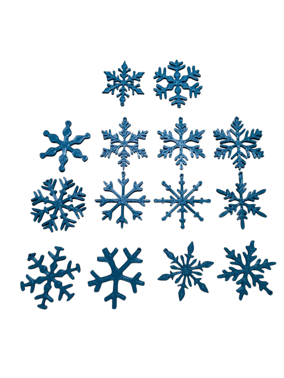 Набір сніжинок для ялинки Snowflakes for Christmas Tree Decoration 14 шт.