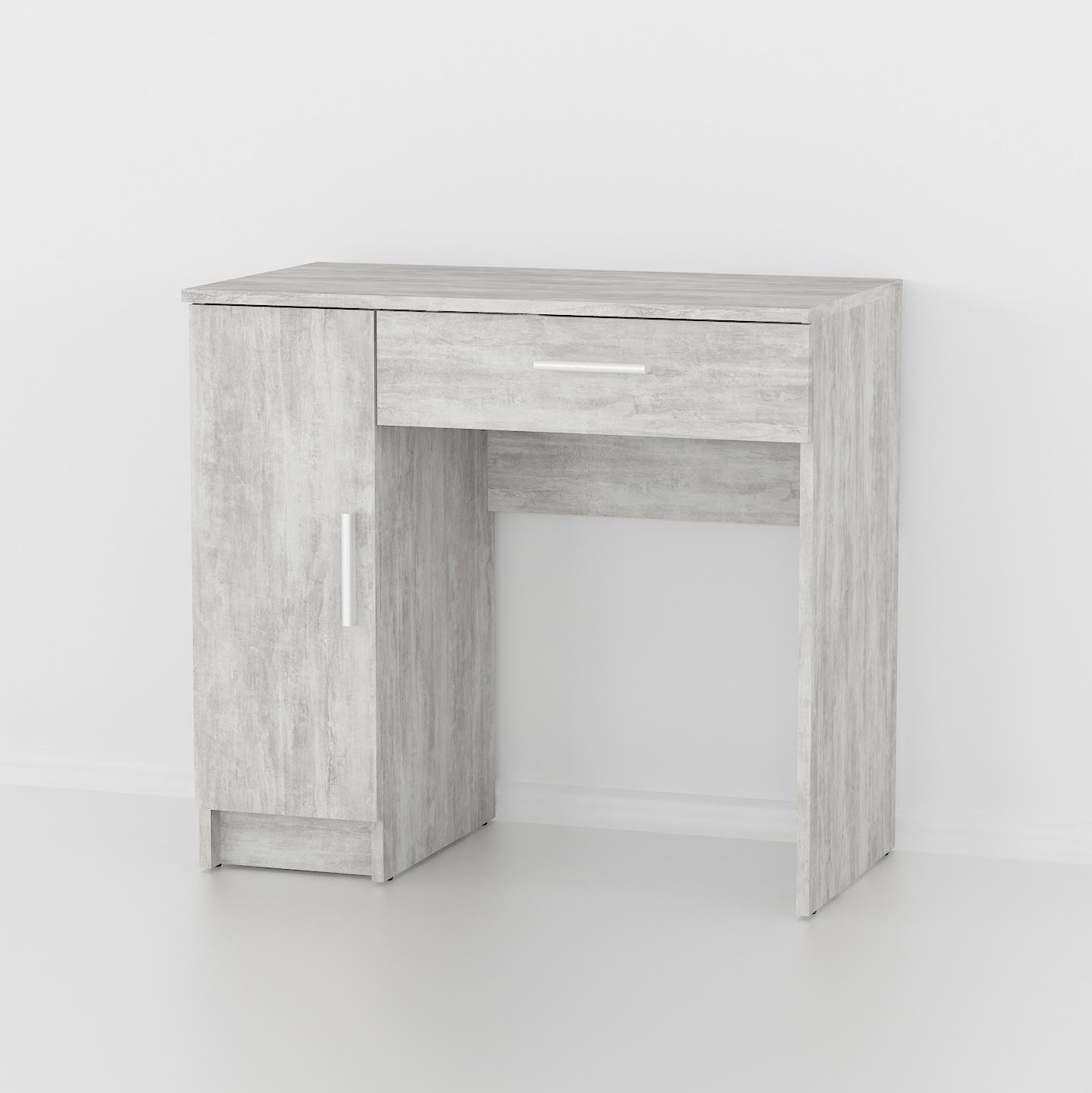 Стол туалетный с ящиком и дверью 802x740x443 мм Бетон (mgt-61-bt)