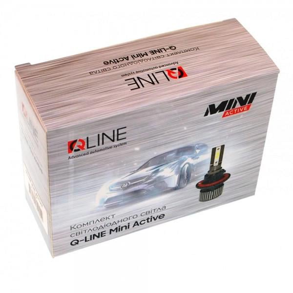 Авто лампа світлодіодна QLine Mini Active HB1 9004 H/L 6000 K - фото 3