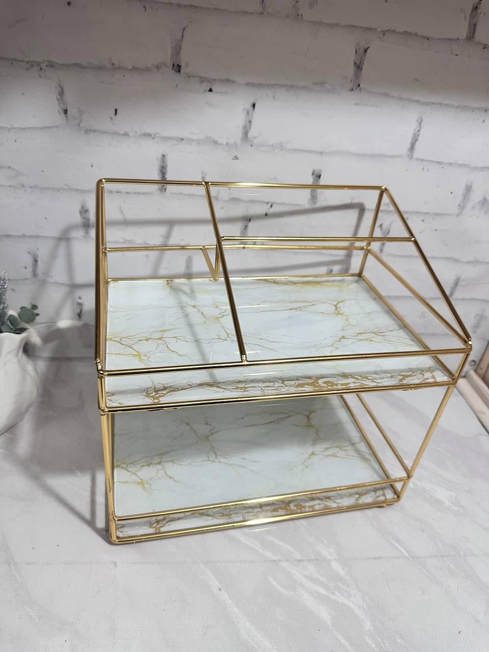 Подставка для косметики Zeyve Home металл 30х20,5х32 см (18655801)