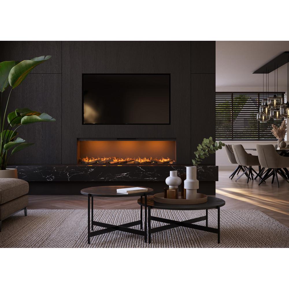 Электрокамин с обогревом Faber by Dimplex E-Slim Linear 1700-450 фронтальный паровой - фото 8