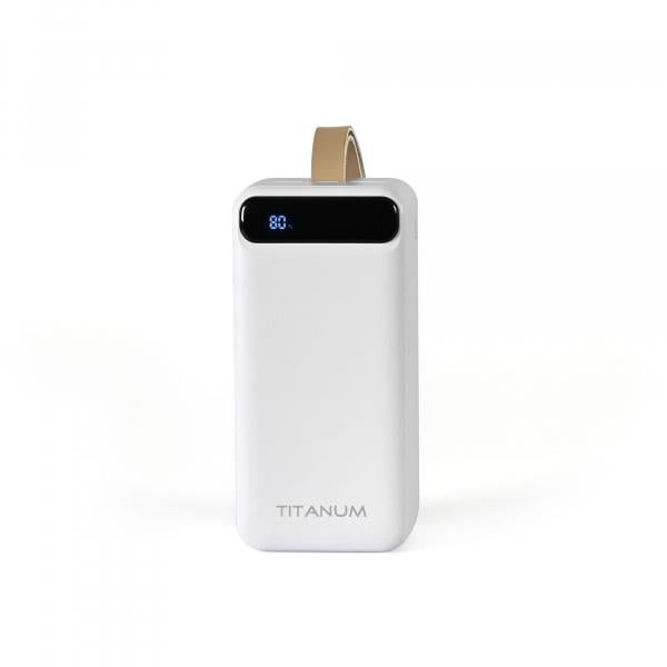 Павербанк TITANUM 50000 mAh 22,5 W White (741S)