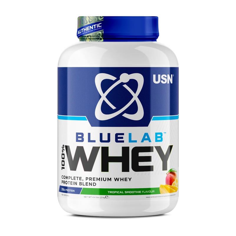 Протеин сывороточный USN Blue Lab 100% Whey 2 кг Тропический смузи