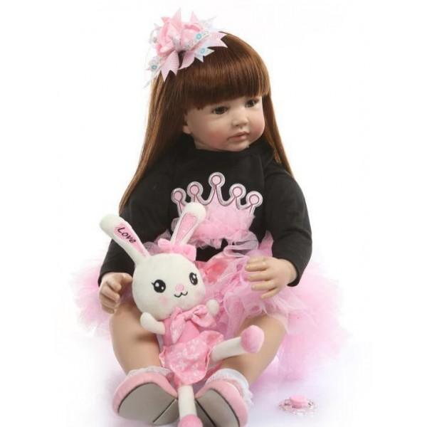 Кукла коллекционная Реборн девочка Карина 60 см