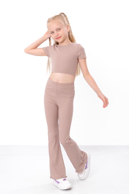 Штани для дівчинки Носи Своє 116 см Бежевий (6478-103) Штани для дівчинки Носи Своє 116 см Бежевий (6478-103)