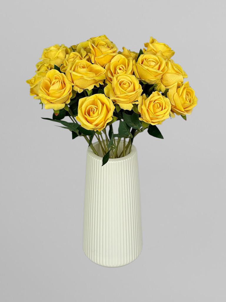 Роза на стебле 51 см Желтый (К02083) - фото 2