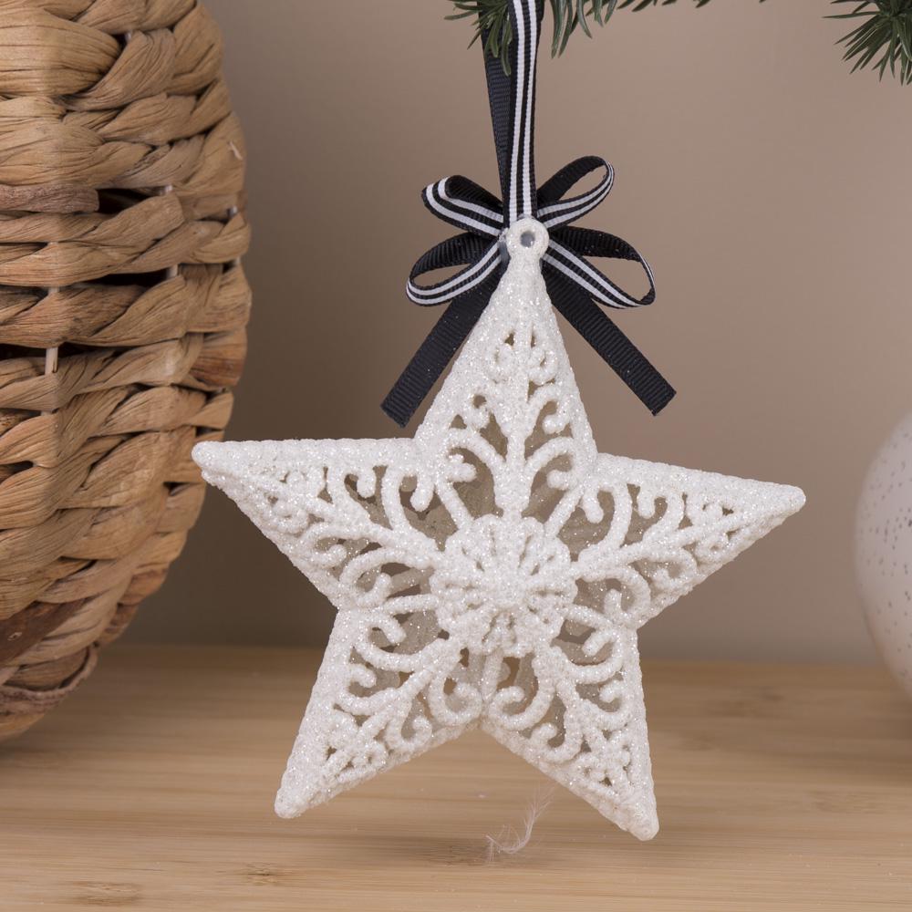Подвеска новогодняя Звезда 12 см (1237/)