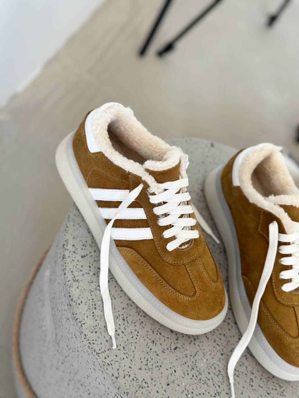 Кеди жіночі на хутрі Maya Shoes р. 38 Гірчичний (3021/1) - фото 9 Кеди жіночі на хутрі Maya Shoes р. 38 Гірчичний (3021/1) - фото 9