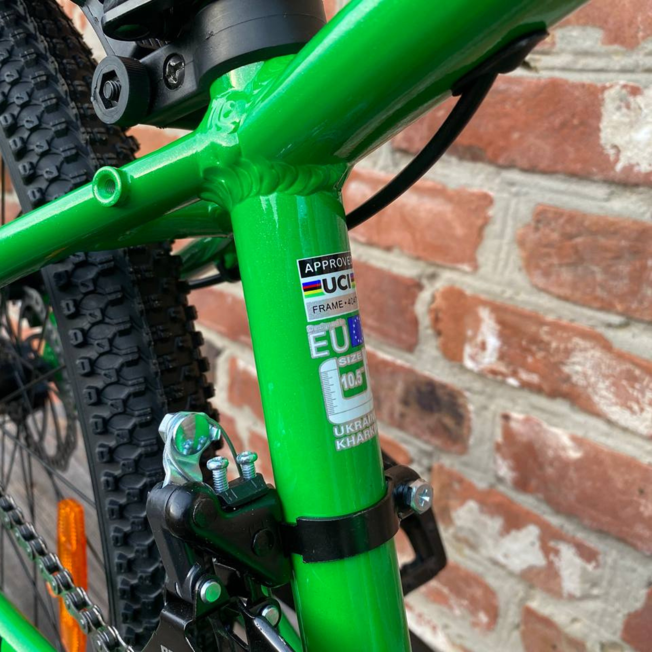 Велосипед подростковый TIME 2025 24" 12,5" Зеленый - фото 4 Велосипед подростковый TIME 2025 24" 12,5" Зеленый - фото 4