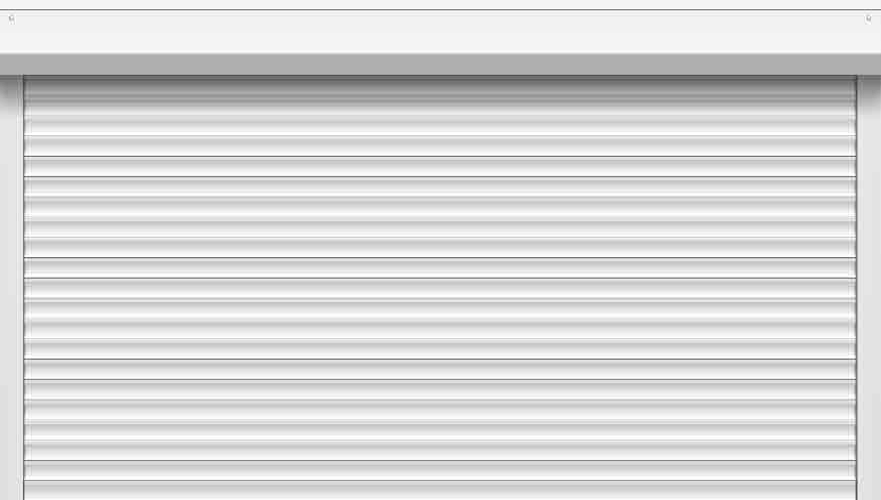 Ворота роллетные МАГНІТА 3800x2400 PAE75 пружина замок с ключами Белый