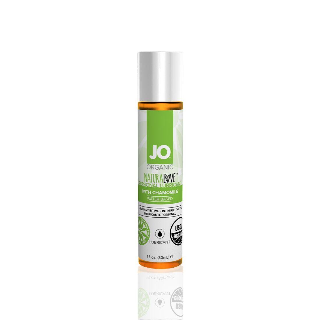 Лубрикант на водній основі System JO NATURALOVE ORGANIC з екстрактом листя агави і ромашки 30 мл (SO1489)