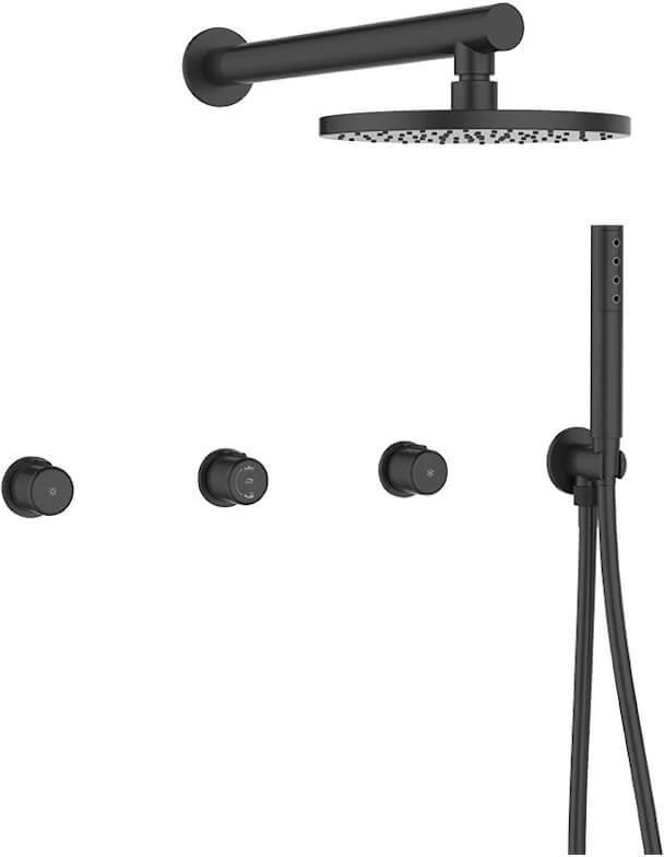 Смеситель для душа Laveo Pretto Czarny (BAO 704P)
