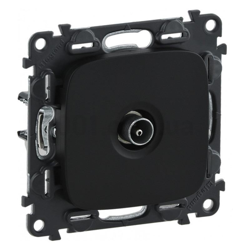 Розетка Legrand Valena LIFE TV скрытый монтаж IP20 Антрацит (753971)