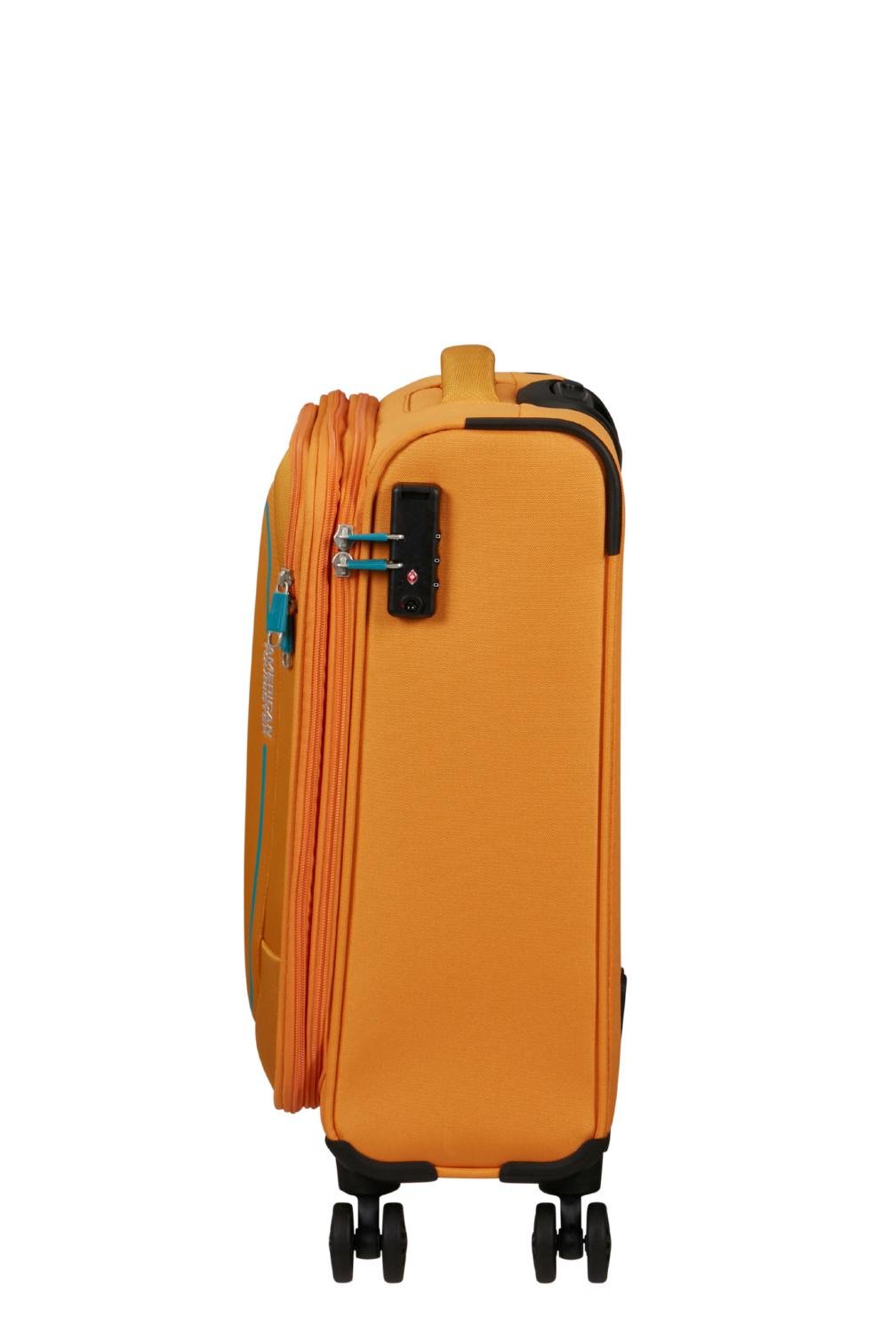 Чемодан American Tourister PULSONIC 55x40x23/26 см Желтый (MD6*06001) - фото 9