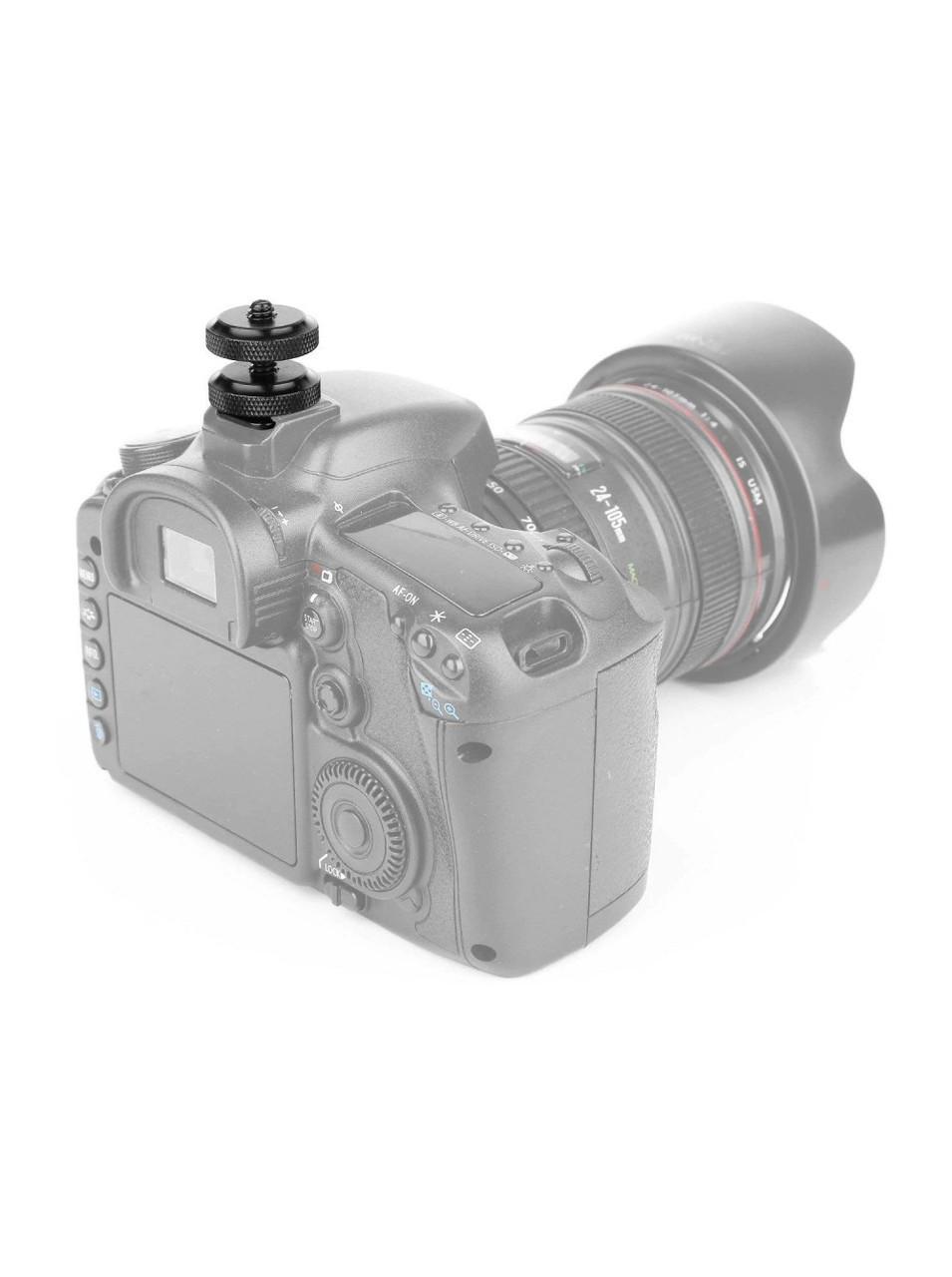 Адаптер кріпильний гвинт 1/4 з 2-ма затискними кільцями під гарячий черевик для установки обладнання (1134192099) - фото 3